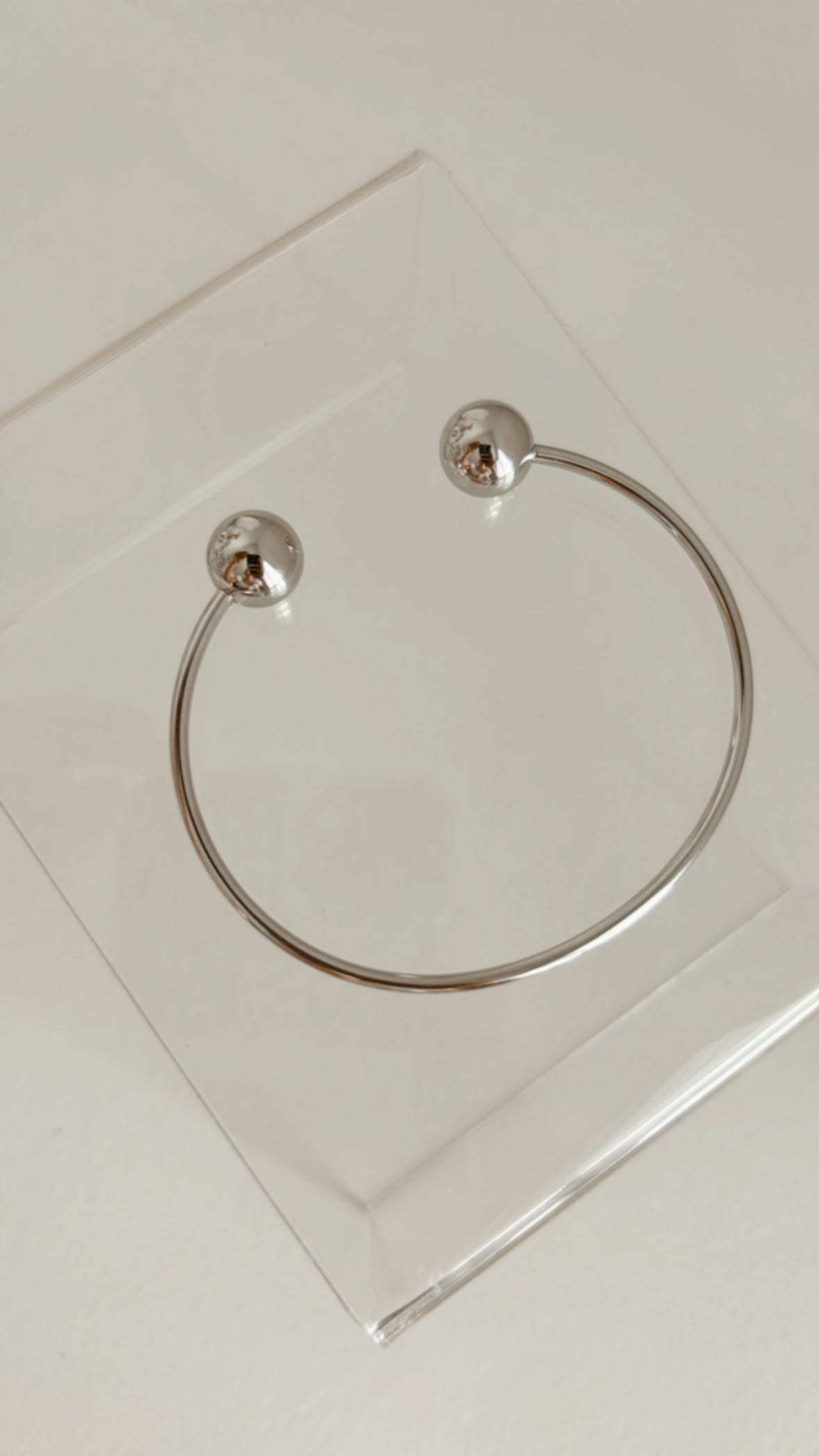 Double Bubble Bracelet, Silver