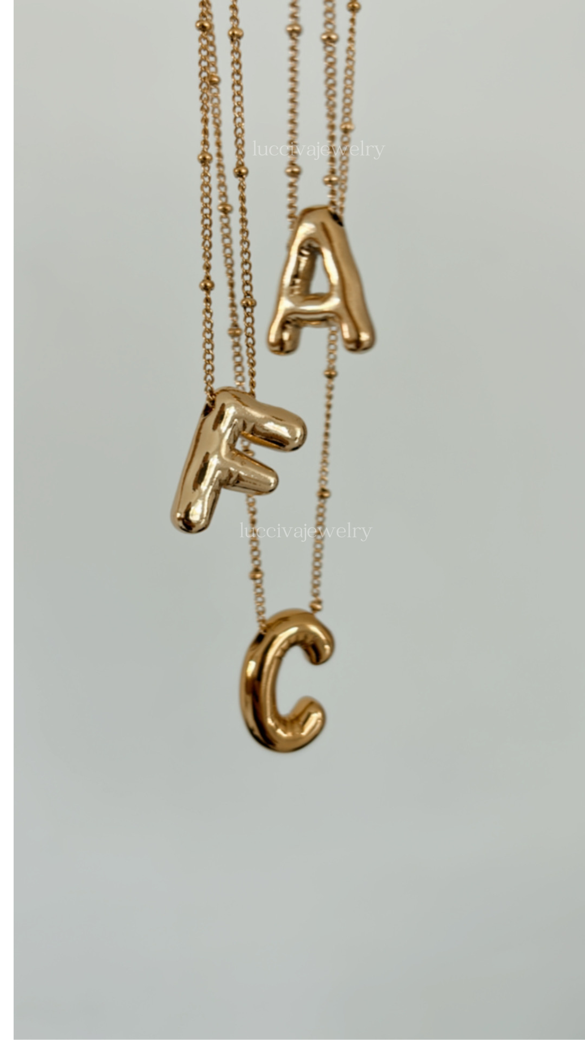 Lana Initial Necklace