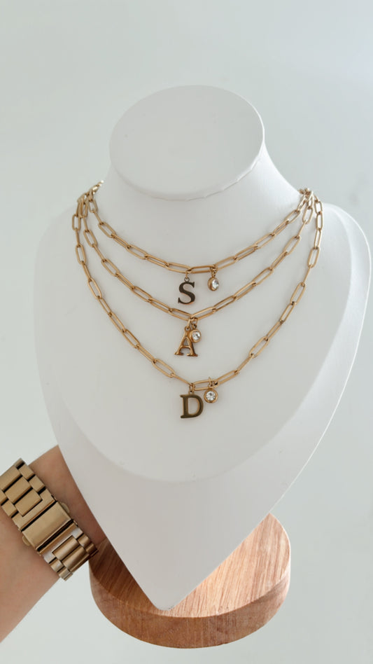 Bright Initial Necklace