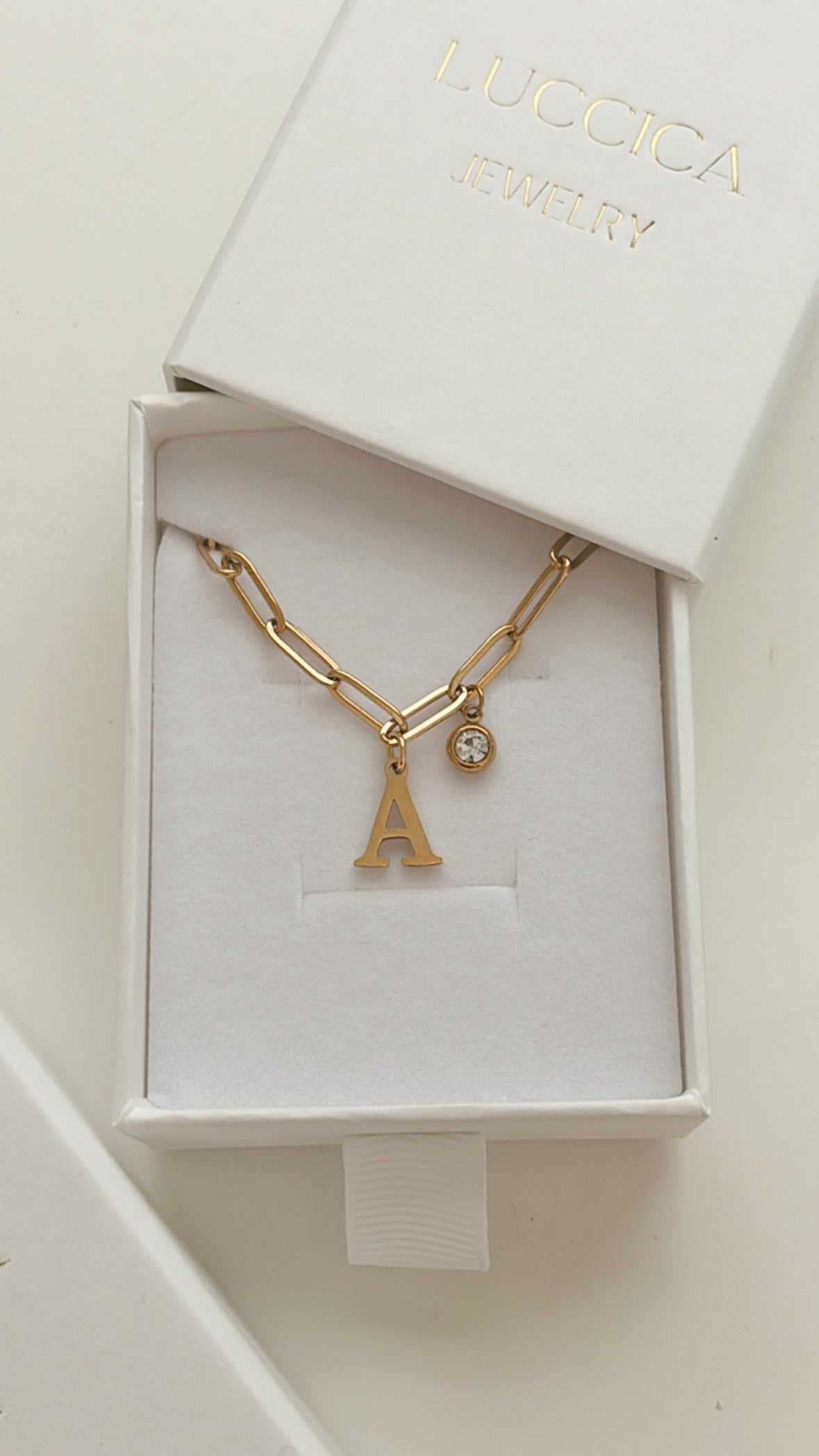 Bright Initial Necklace