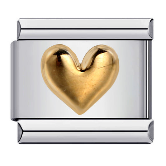 Golden Heart Charm