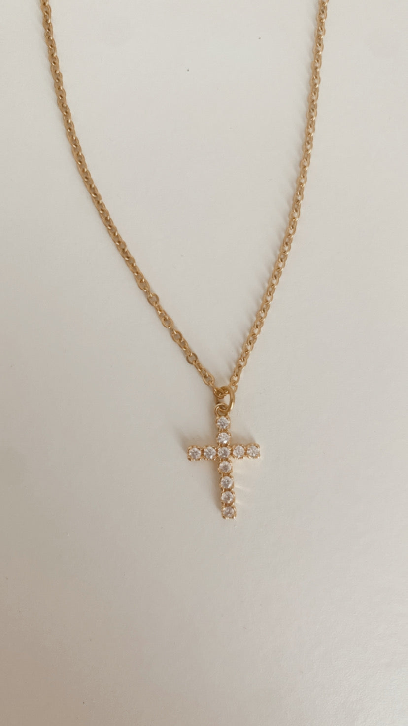 Mini Cross Necklace