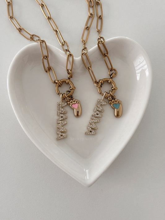Mom Charm Necklace